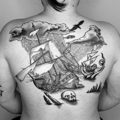 tattoo tatuaggio brescia eddietattoo galeoni relitti pirati mare pioggia ship  tattoo tatuaggio brescia eddietattoo galeoni relitti pirati mare pioggia ship 